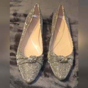 Easy Spirit "Caster" Dress Flat (Gold Metallic) Size 12M